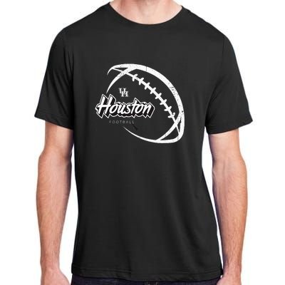 H.O.U.S.T.O.N Black Out Football H.O.U.S.T.O.N Cougars Adult ChromaSoft Performance T-Shirt