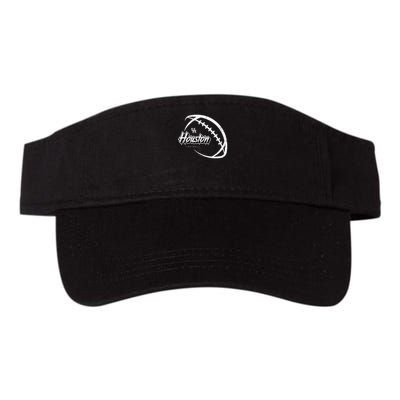 H.O.U.S.T.O.N Black Out Football H.O.U.S.T.O.N Cougars Valucap Bio-Washed Visor