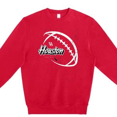 H.O.U.S.T.O.N Black Out Football H.O.U.S.T.O.N Cougars Premium Crewneck Sweatshirt