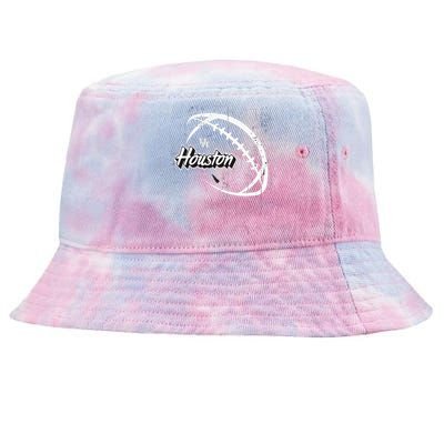 H.O.U.S.T.O.N Black Out Football H.O.U.S.T.O.N Cougars Tie-Dyed Bucket Hat