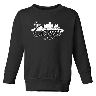 .H.O.U.S.T.O.N Black Out Skyline H.O.U.S.T.O.N Cougars Toddler Sweatshirt