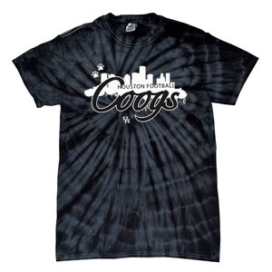 .H.O.U.S.T.O.N Black Out Skyline H.O.U.S.T.O.N Cougars Tie-Dye T-Shirt