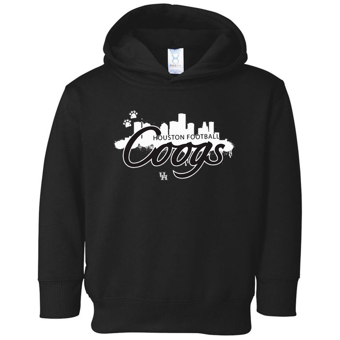 .H.O.U.S.T.O.N Black Out Skyline H.O.U.S.T.O.N Cougars Toddler Hoodie