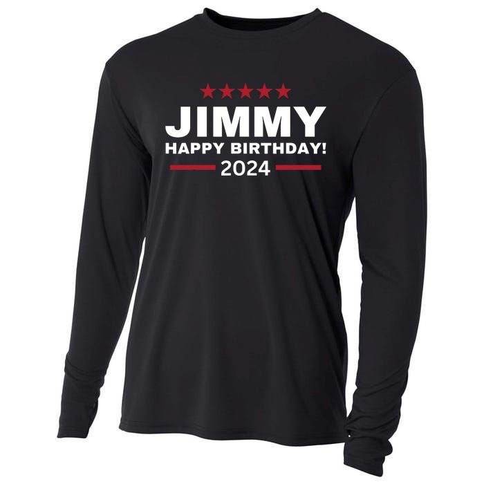 Happy Birthday President Jimmy Carter 1976 Trending America Cooling Performance Long Sleeve Crew