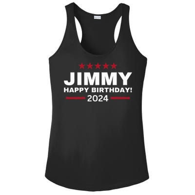 Happy Birthday President Jimmy Carter 1976 Trending America Ladies PosiCharge Competitor Racerback Tank