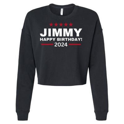 Happy Birthday President Jimmy Carter 1976 Trending America Cropped Pullover Crew