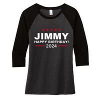 Happy Birthday President Jimmy Carter 1976 Trending America Women's Tri-Blend 3/4-Sleeve Raglan Shirt