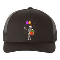 Halloween Birthday Party Outfit Skeleton Birthday Party Yupoong Adult 5-Panel Trucker Hat