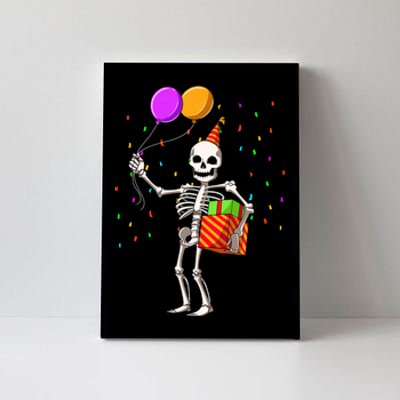 Halloween Birthday Party Outfit Skeleton Birthday Party Canvas