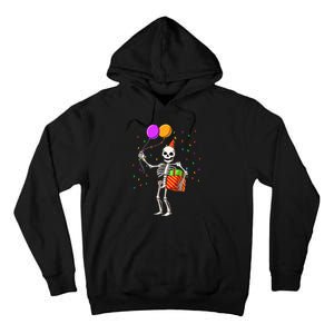 Halloween Birthday Party Outfit Skeleton Birthday Party Tall Hoodie