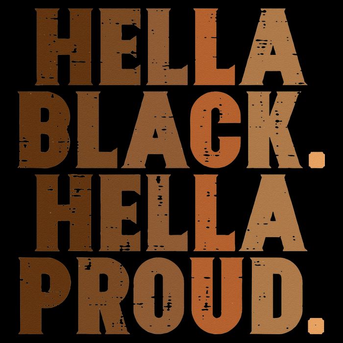 Hella Black Proud History Month African Pride Bucket Hat
