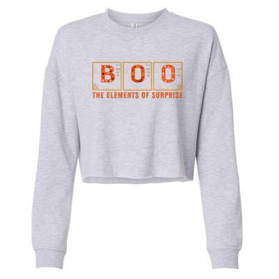 Halloween BOO Primary Elements Of Surprise Science Cropped Pullover Crew