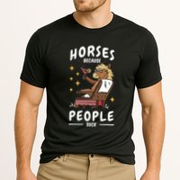 Horses Because People Suck Cooling Performance Crew T-Shirt