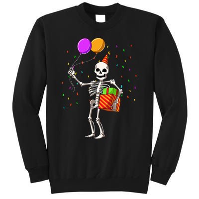 Halloween Birthday Party Outfit Skeleton Birthday Party Sweatshirt