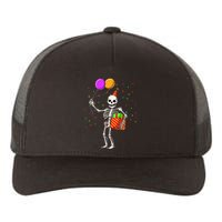 Halloween Birthday Party Outfit Skeleton Birthday Party Yupoong Adult 5-Panel Trucker Hat