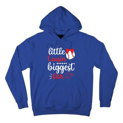 Happy Baseball Player Love Little Cousin Biggest Fan Me You Gift Tall Hoodie