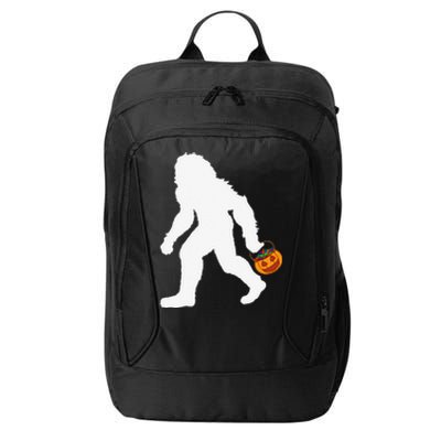 Halloween Bigfoot Pumpkin Apparel Fun Sasquatch City Backpack