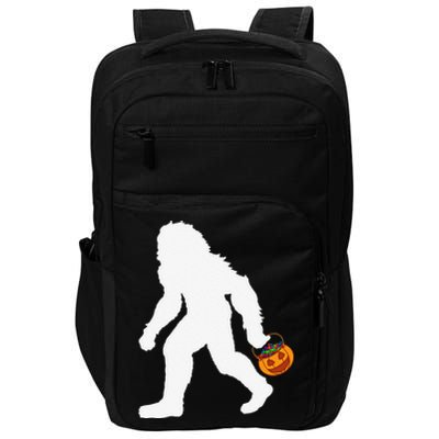 Halloween Bigfoot Pumpkin Apparel Fun Sasquatch Impact Tech Backpack