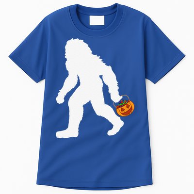 Halloween Bigfoot Pumpkin Apparel Fun Sasquatch Tall T-Shirt