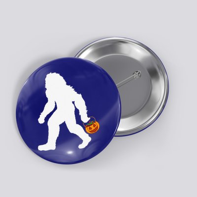 Halloween Bigfoot Pumpkin Apparel Fun Sasquatch Button