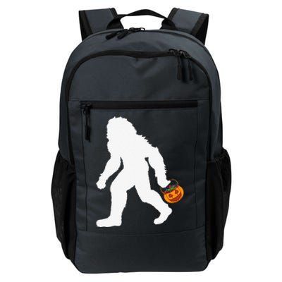 Halloween Bigfoot Pumpkin Apparel Fun Sasquatch Daily Commute Backpack