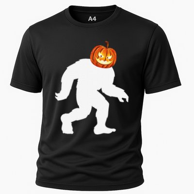 Halloween Bigfoot Pumpkin Head Sasquatch Performance Shirt