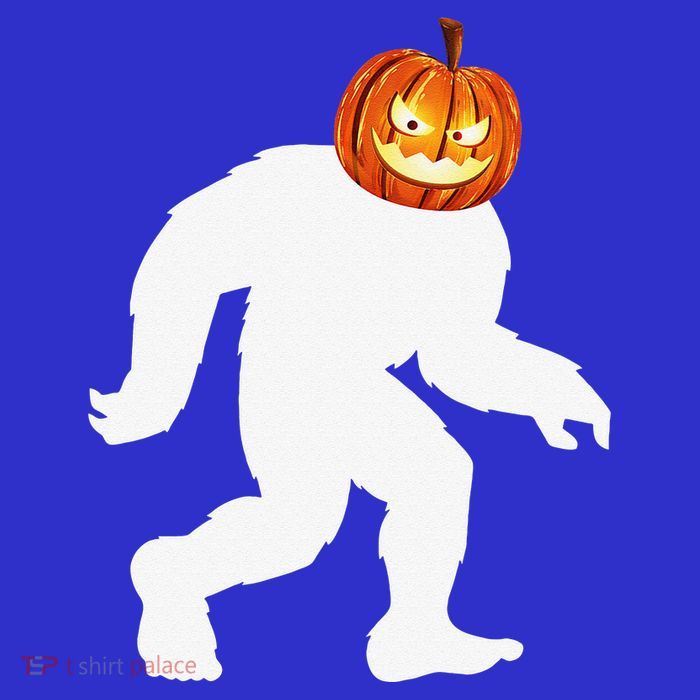 Halloween Bigfoot Pumpkin Head Sasquatch 16 in Basic Backpack