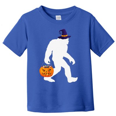 Halloween Bigfoot Pumpkin Pun October 31 Outfit Toddler T-Shirt