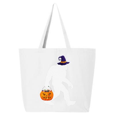 Halloween Bigfoot Pumpkin Pun October 31 Outfit 25L Jumbo Tote