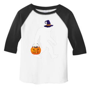 Halloween Bigfoot Pumpkin Pun October 31 Outfit Toddler Fine Jersey T-Shirt