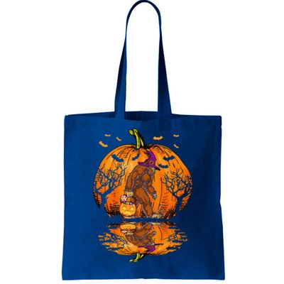 Halloween Bigfoot Pumpkin Spice Halloween Bigfoot Lover Gift Tote Bag