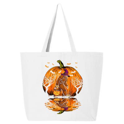 Halloween Bigfoot Pumpkin Spice Halloween Bigfoot Lover Gift 25L Jumbo Tote