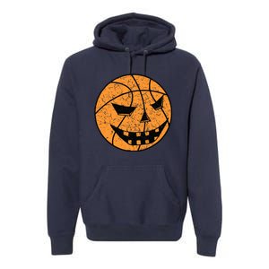 Halloween Basketball Player Coach Jack O Lantern Sport Gift Premium Hoodie