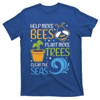 Help Bees Plant Trees Save Our Climate Change Earth Day Gift T-Shirt