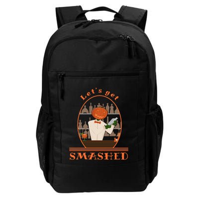 Halloween Bartending Pumpkin Bartender LetS Get Smashed Cool Gift Backpack
