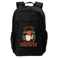 Halloween Bartending Pumpkin Bartender LetS Get Smashed Cool Gift Backpack