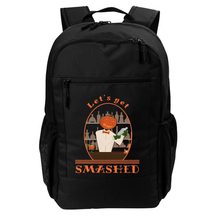 Halloween Bartending Pumpkin Bartender LetS Get Smashed Cool Gift Backpack