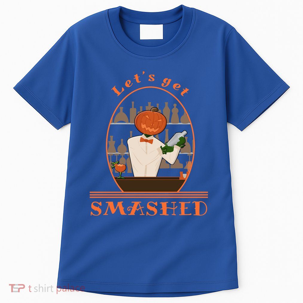Halloween Bartending Pumpkin Bartender LetS Get Smashed Cool Gift Tall T-Shirt