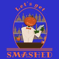 Halloween Bartending Pumpkin Bartender LetS Get Smashed Cool Gift Visor