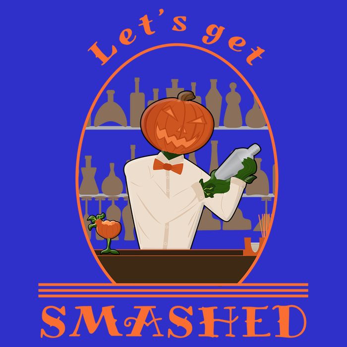Halloween Bartending Pumpkin Bartender LetS Get Smashed Cool Gift Visor