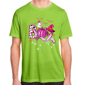 Halloween Boo Pumpkin Ribbon Witch Breast Cancer Gift Adult ChromaSoft Performance T-Shirt