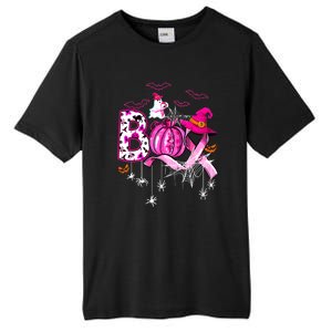 Halloween Boo Pumpkin Ribbon Witch Breast Cancer Gift Tall Fusion ChromaSoft Performance T-Shirt