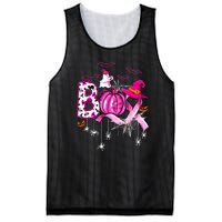 Halloween Boo Pumpkin Ribbon Witch Breast Cancer Gift Mesh Reversible Basketball Jersey Tank