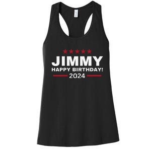 Happy Birthday President Jimmy Carter 1976 Trending America Women's Racerback Tank