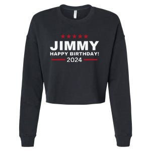 Happy Birthday President Jimmy Carter 1976 Trending America Cropped Pullover Crew