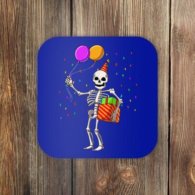 Halloween Birthday Party Outfit Skeleton Birthday Party Coaster