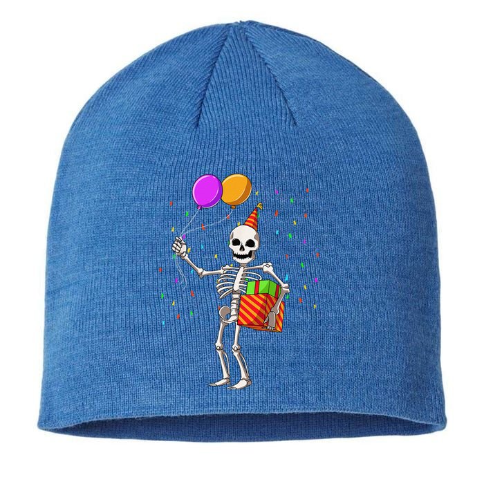 Halloween Birthday Party Outfit Skeleton Birthday Party Sustainable Beanie