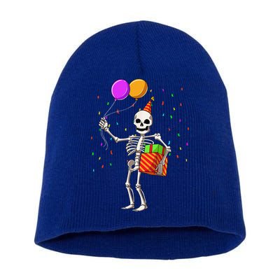 Halloween Birthday Party Outfit Skeleton Birthday Party Short Acrylic Beanie