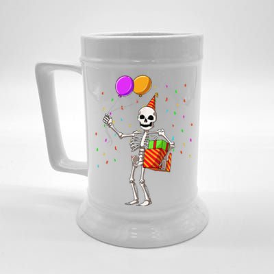 Halloween Birthday Party Outfit Skeleton Birthday Party Beer Stein