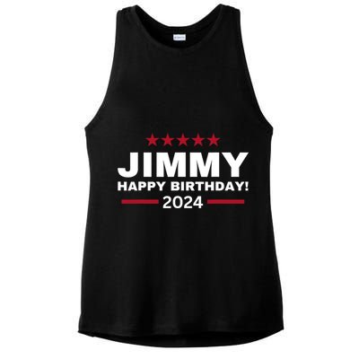 Happy Birthday President Jimmy Carter 1976 Trending America Ladies PosiCharge Tri-Blend Wicking Tank